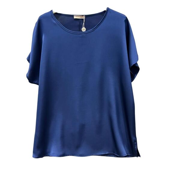 BLUSA DONNA TINTA UNITA DONNA BELLA 10886